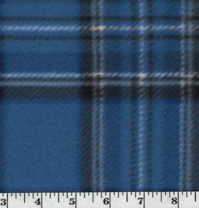 Royal Steward Blue Plaid Polar Fleece