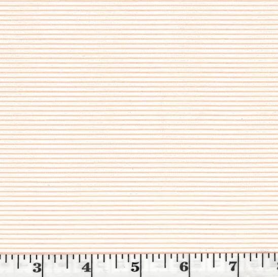 Peach  and  White Pin Stripe Poly Cotton Fabric