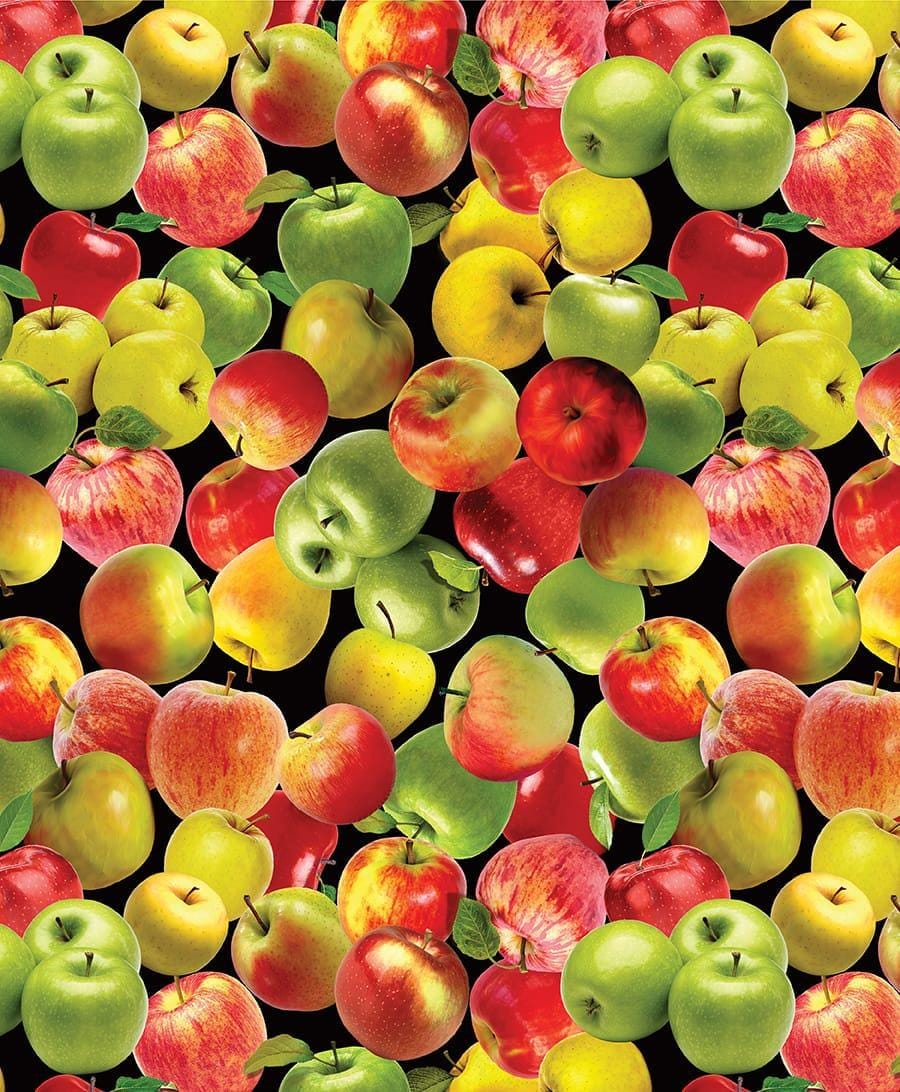 Benartex Cider House Apple Picking Quilting Cotton Fabric- Multi