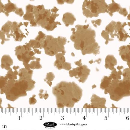 Blank Quilting Little Seedlings Farm Mud Spots Quilting Cotton Fabric- White