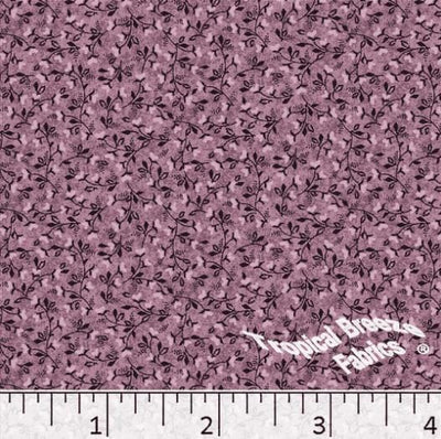 Rose Tiny Heart Floral Poly Cotton Fabric