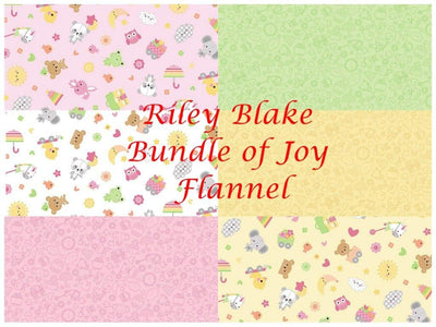 Riley Blake Bundle of Joy Tonal Quilting Cotton Flannel- Green