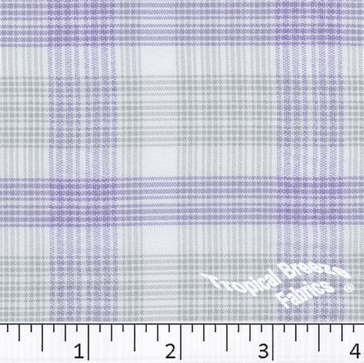 Lavender Plaid Polyester/Rayon Quick Dry Plaid