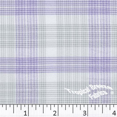 Lavender Plaid Polyester/Rayon Quick Dry Plaid
