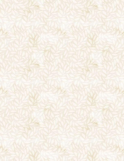 Wilmington Prints Paisley Punch Petals Texture Quilting Cotton Fabric- Cream