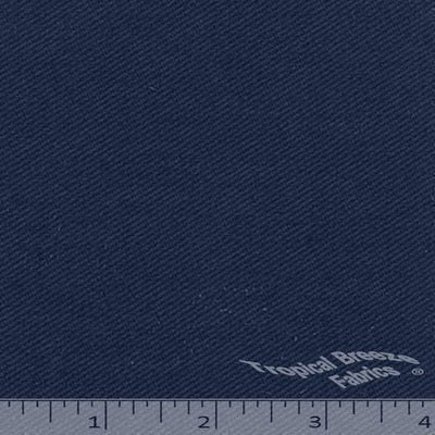 Lightweight Navy Blue Poly Cotton Twill Fabric