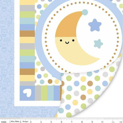 Blue Special Delivery Panel (29 3/4" x 35 1/2") Double Lush Velvet - No Fray Edge