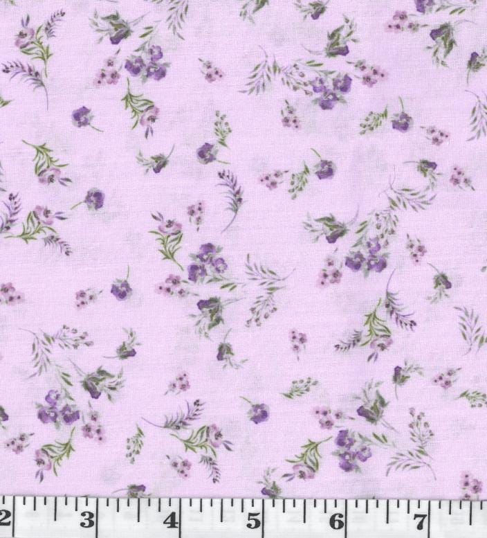 Rose Sweet Flowers Poly Cotton Fabric