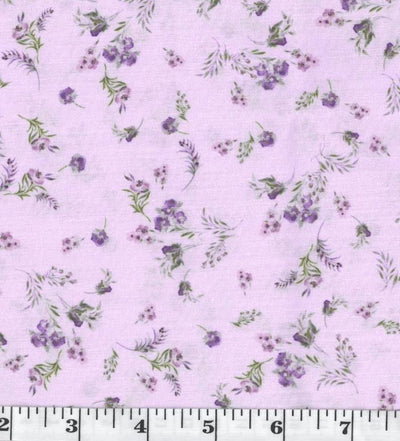 Rose Sweet Flowers Poly Cotton Fabric