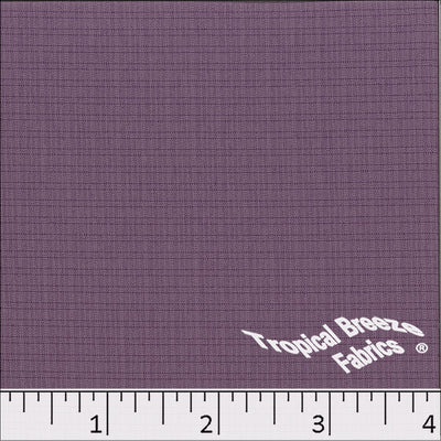 Eva Mauve Polyester Fabric with Light Plaid