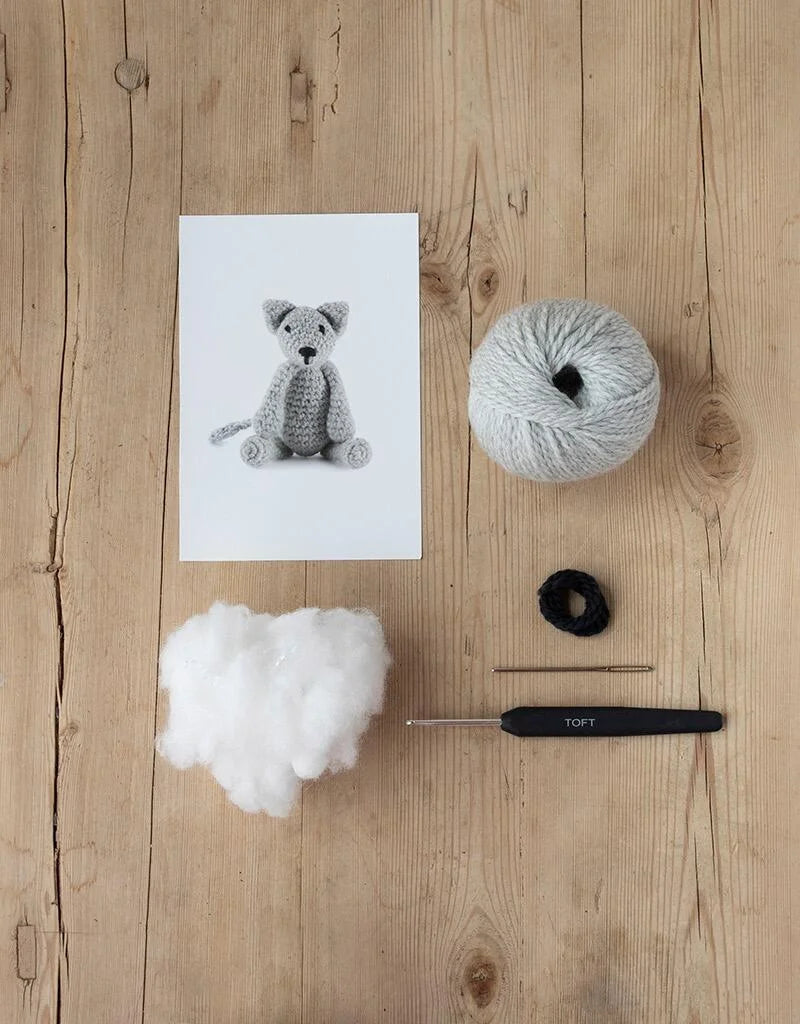 Toft MINI Alexandre the Cat Crochet Kit- Level 1 Beginner