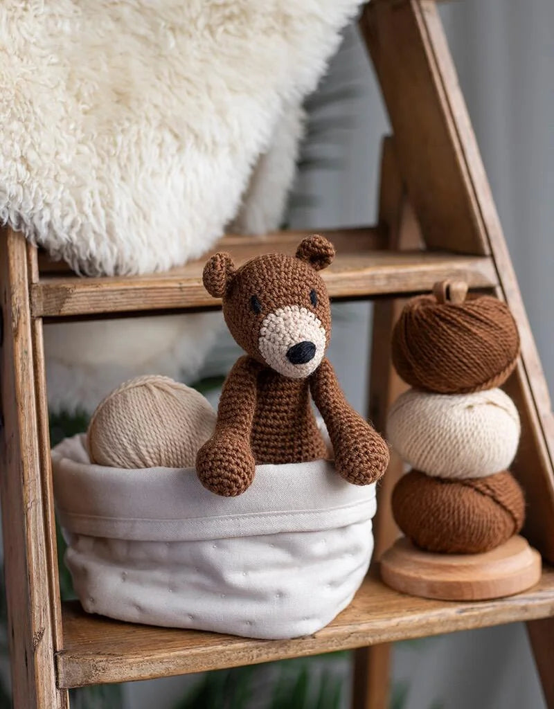Toft Penelope the Brown Bear Crochet Kit- Level 2 Beginner