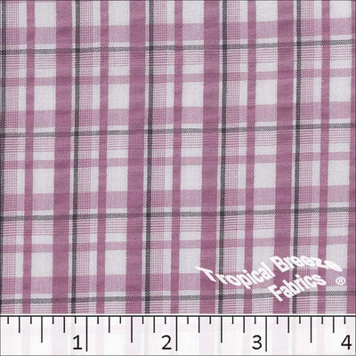 Rose Plaid Seersucker Fabric