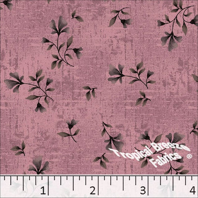 Rose Small Floral Poly Cotton Fabric