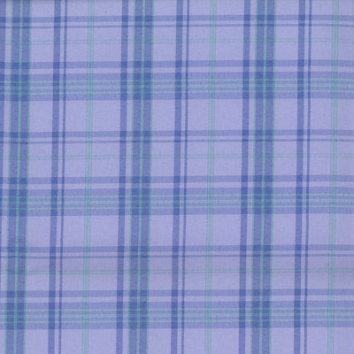 Lavender Polyester/Rayon Quick Dry Plaid